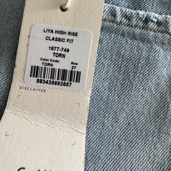 Citizens Of Humanity Denim - High Rise Classic Fit Women Jeans - Light Blue